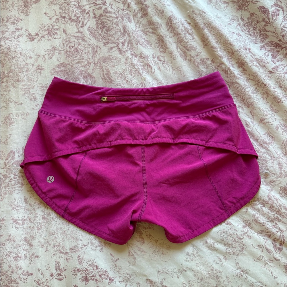 lululemon athletica Women's Magenta Athletic Shorts